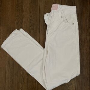 REVICE Women’s Distressed White Jeans